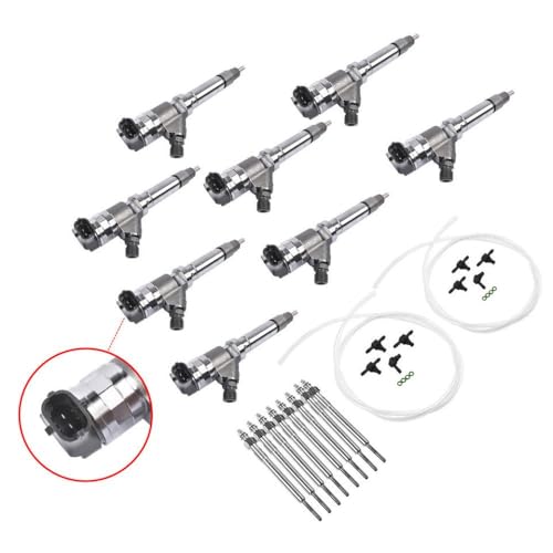 AP02 Diesel Kraftstoffinjektor Superkit kompatibel mit LMM 6.6L Silverado 2500 HD Duramax 2007.5-2010 0445120082 von Vyawnqe