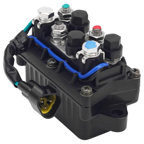 Außenbordmotor-Stromversorgung Tilt Relais kompatibel mit F-25 F-40 F-50 F-60 F-75 F-90 F-225 F-250 Modelle Ersatzteil 61A-81950-01-00(1 PC) von Vyawnqe