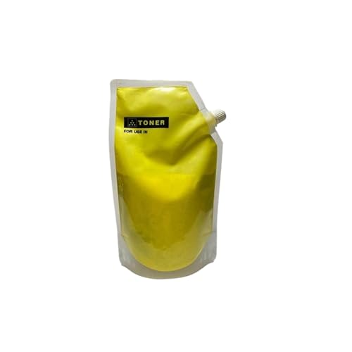 Vyawnqe 1 kg C240 ​​kompatible Tonerpulver -Nachfüllung für Docucolor C240 ​​C242 C250 C252 C260 Kopierer Japan Modell(Y-1000g) von Vyawnqe