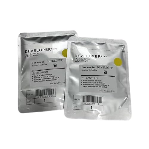 Vyawnqe 1PCS DV311 -Entwicklerpulver 210G kompatibel mit C220 C280 C360 Kopiermaschinentoner -Austausch(Y-210g) von Vyawnqe