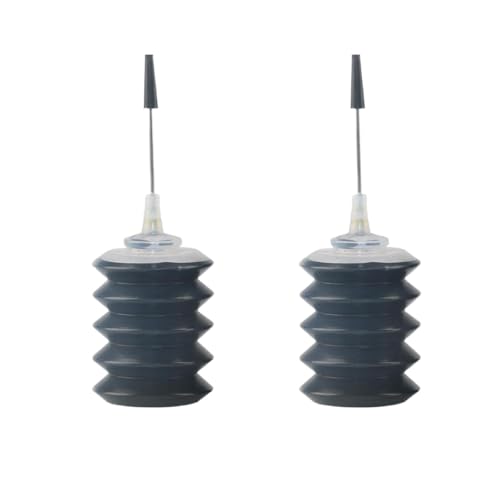 Vyawnqe Universal Nachfüllfarbstoff -Tintenkit kompatibel mit verschiedenen Druckermodellen für Tintenpatrone und CISS -Tintenbehältersysteme(2pcs schwarz) von Vyawnqe