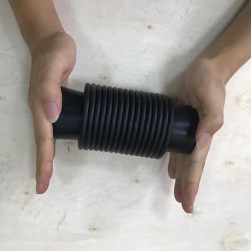 Ø32mm Ø40mm Ø50mm Ø75mm Ø90mm Ø100mm Ø110mm Universal Faltenbalg aus Gummi Faltenbalg aus Gummi Gummibalg Teile und Zubehör für Boote und Mit zwei Klemmen U-Gelenk WC-Anschlüsse (Ø50mm-lang 350mm) von Vyloky
