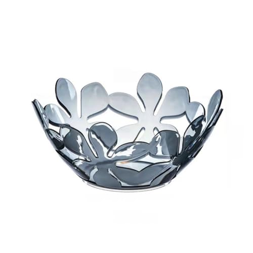 Vyloky Obstschale Snack- und Dessertteller Transparente Obstschale Leicht zu reinigen Wiederverwendbar Belüftet und feuchtigkeitsbeständig (Blau) von Vyloky