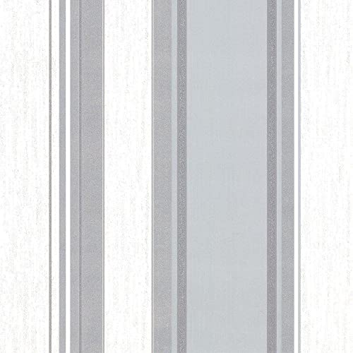 CWV Tapete Synergy Stripe grau M0853 von Vymura