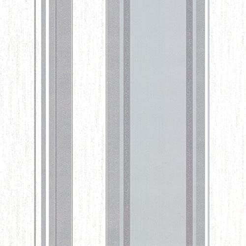 CWV Tapete Synergy Stripe grau M0853 von Crown