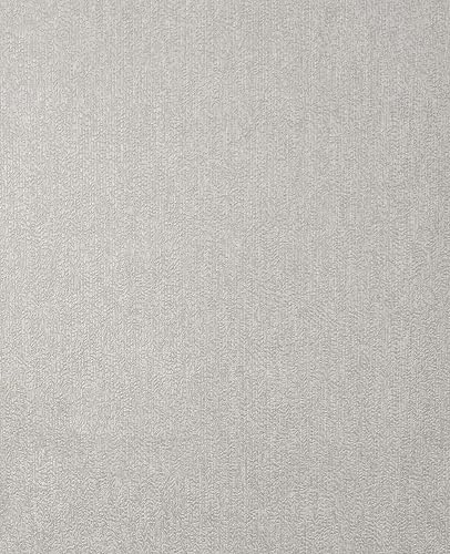 Vymura Gianni M95691 Vinyltapete, einfarbig, schwer, warmes Grau von Vymura