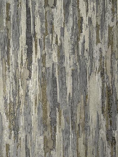 Vymura Gianni M95699 Vinyltapete, einfarbig, schwer, Anthrazit, Taupe von Vymura