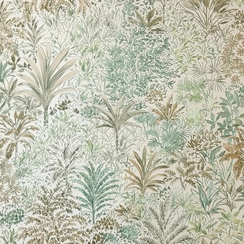 Vymura M95676 Capri-Palmenlandschaft, italienische schwere Vinyltapete, grün von Vymura