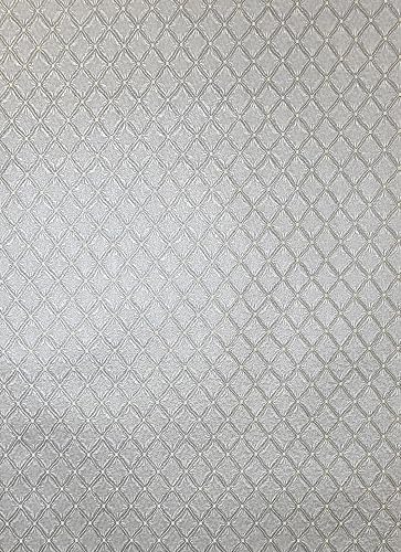 Vymura M95681 Santina Trellis Italian schwere Vinyltapete, grau/natur von Vymura