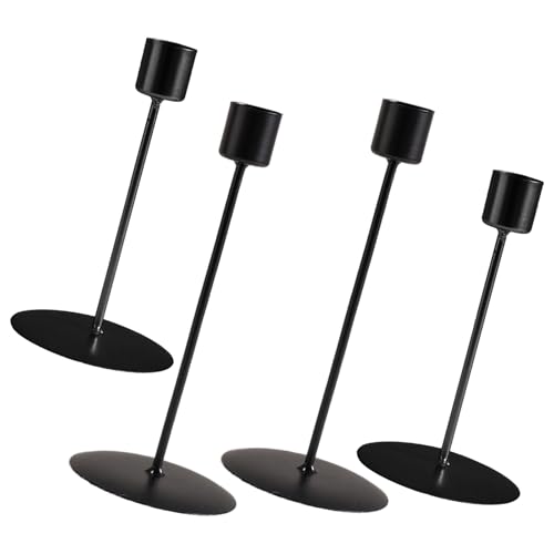 4 x Eisensäulenhalter, klassischer Kerzenständer für elegante Wohndekorationen und Feste, Veranstaltungen, Kaminsims, Dekoration 4 x Eisensäulenhalter, klassischer Kerzenständer für elegante Wohndekorationen und Feste, Veranstaltungen, Kaminsims, Dekoration von Vynetra