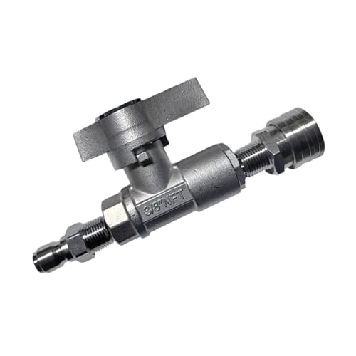 5000PSI Hochdruck-Kugelhähne Hochdruckreiniger, auslaufsicheres Design für Hochdruckreiniger und Pumpen, gute Hebelwirkung von Vynetra