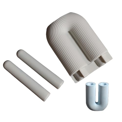 Benutzerfreundliche geometrische gestreifte U-förmige Silikonform für Bastelhalter und dekorative Gegenstände, Bastelprojekte Benutzerfreundliche geometrische gestreifte U-förmige Silikonform für Bastelhalter und dekorative Gegenstände, Bastelprojekte von Vynetra