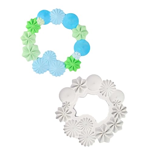 Flexible Silikon-Girlande/Herzform für Schokoladenherstellung, Kuchendekoration und Zuckerkunst, Backzubehör, Cupcake-Dekoration, Silikon-Set von Vynetra