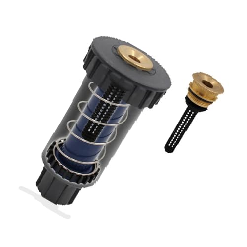 Gartensprühdüse Kupfer Bewässerungswerkzeug Sprinklerkopf 360 Grad drehbar Automatisch für Garten Schwarz von Vynetra