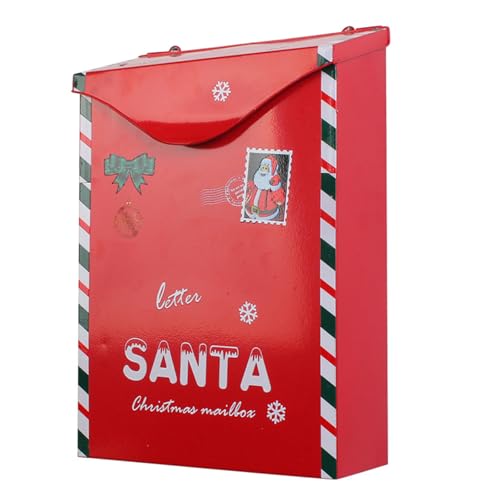 Kunstvolle Eisen Wandmontage - Weihnachtsdekoration Wetterfestes Design für Vorgartenpakete Wandmontage Briefkasten Kunstvolle Eisen Wandmontage - Weihnachtsdekoration Wetterfestes Design für Vorgartenpakete Wandmontage Briefkasten von Vynetra
