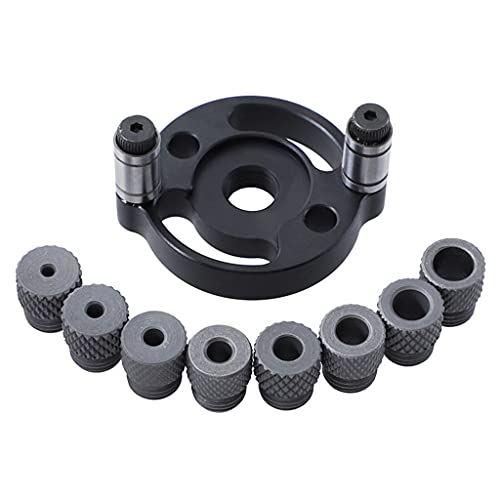 Locher Locher Locator Einstellbar 3-10 mm Gerades Bohren Aluminiumlegierung Holzbearbeitungsführung zum Stanzen von Löchern in Brettern von Vynetra