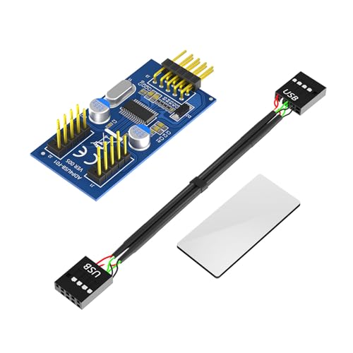 Motherboards USB 2.0 9Pin Header 1 to 2 Extension HUBs Splitter Adapter Converters USB 2.0 Female to 2 Female Cable PCB USB Adapter Motherboards USB 2.0 9Pin Header 1 to 2 Extension HUBs Splitter Adapter Converters USB 2.0 Female to 2 Female Cable PCB USB Adapter von Vynetra