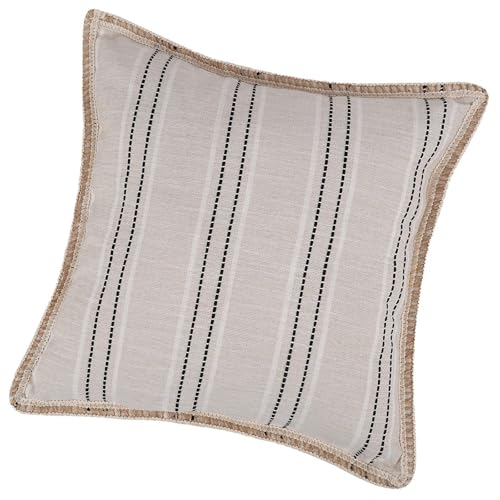 Natürlicher, atmungsaktiver Leinen-Kissenbezug, weicher, bequemer Stoff für empfindliche Haut, pflegeleicht, maschinenwaschbar, Kissenbezug aus Naturfaser Natürlicher, atmungsaktiver Leinen-Kissenbezug, weicher, bequemer Stoff für empfindliche Haut, pflegeleicht, maschinenwaschbar, Kissenbezug aus Naturfaser von Vynetra