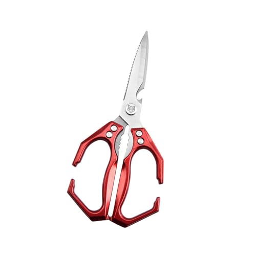 Vynetra Professionelle Knochenschere Für Fischgemüse Aluminiumlegierblatt Sicherheitsschloss Ergonomische Küchenschere Chicken Bone Cutter von Vynetra