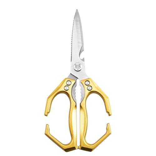 Professionelle Knochenschere Für Fischgemüse Aluminiumlegierblatt Sicherheitsschloss Ergonomische Küchenschere Chicken Bone Cutter Professionelle Knochenschere Für Fischgemüse Aluminiumlegierblatt Sicherheitsschloss Ergonomische Küchenschere Chicken Bone Cutter von Vynetra