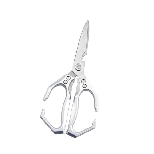 Professionelle Knochenschere Für Fischgemüse Aluminiumlegierblatt Sicherheitsschloss Ergonomische Küchenschere Chicken Bone Cutter von Vynetra