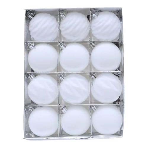 Samtige Ornamente, 12 Stück, lebendige Farboptionen, perfekt für Baum-Styling und als Geschenk, hochwertige Weihnachtskugel-Dekorationen von Vynetra