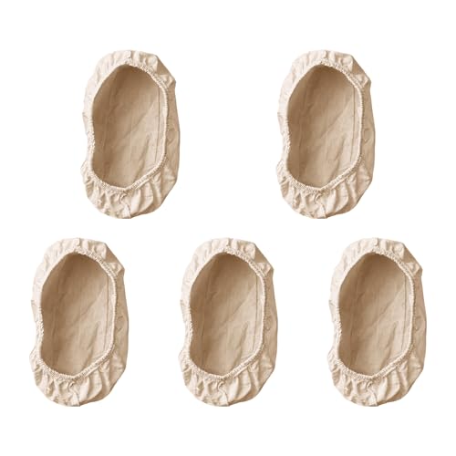 Set mit 5 Sauerteig-Brotkorbeinlagen, runde Stoffabdeckungen, Teiggärtuch für Backbegeisterte, runder Brotkorb Set mit 5 Sauerteig-Brotkorbeinlagen, runde Stoffabdeckungen, Teiggärtuch für Backbegeisterte, runder Brotkorb von Vynetra