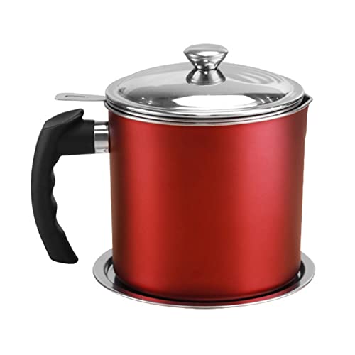 Speckfettbehälter mit Sieb, Kochen mit Netz mit feinem Sieb, einfaches Ausgießen, Öltopfspenderbehälter Speckfettbehälter mit Sieb, Kochen mit Netz mit feinem Sieb, einfaches Ausgießen, Öltopfspenderbehälter von Vynetra