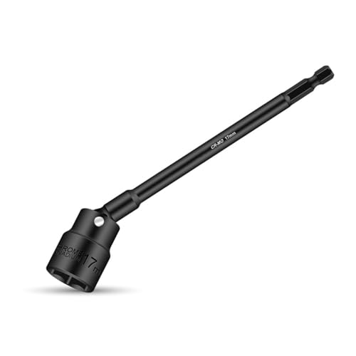 Stecknuss-Adapter für Schraubendreher mit Sechskantschaft, 360 Grad drehbar, Verlängerungsbohrer, 6,35 mm Sechskantschaft, Elektro-Schraubendreher-Zubehör von Vynetra