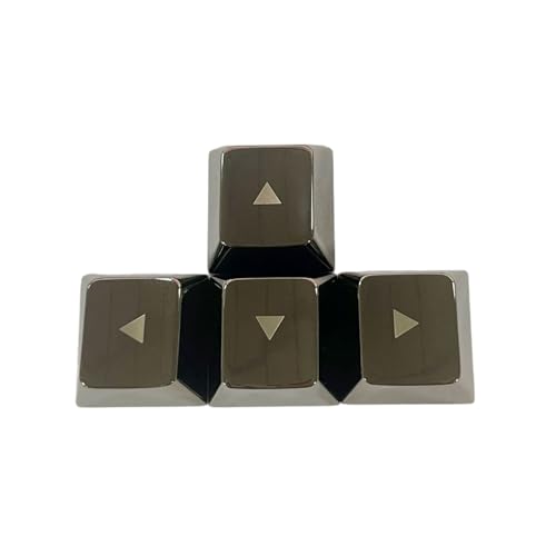 Tastenkappen-Set aus Legierungsmetall für WASD-Richtungen verbessert die Ästhetik der Tastatur für mechanische Tastaturen von Vynetra