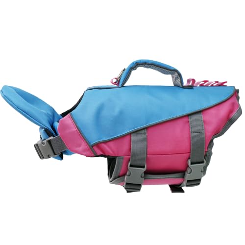 Verstellbare Schwimmweste für Hunde, reflektierend, mit Griff, für verschiedene Rassen, hoher Auftrieb, für Schwimmen, Strand, verstellbare Hundeweste Verstellbare Schwimmweste für Hunde, reflektierend, mit Griff, für verschiedene Rassen, hoher Auftrieb, für Schwimmen, Strand, verstellbare Hundeweste von Vynetra