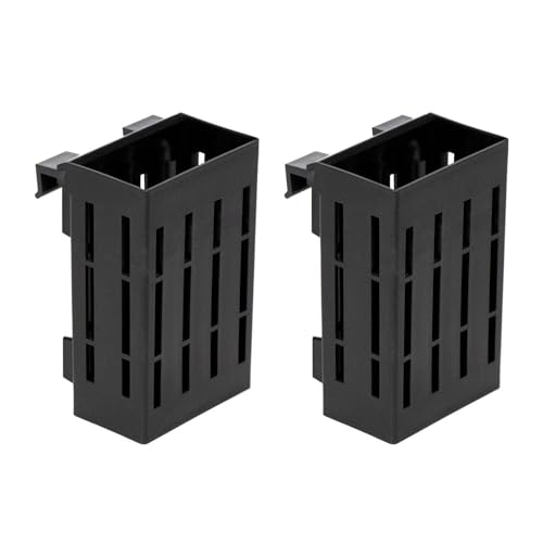 Vynetra 2 Stück Aquarien Pflanzkorb Fischtanks Pflanzgefäß Halter Anzucht Rack Hydrokultur-Pflanzenzubehör von Vynetra