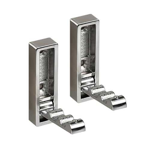 Vynetra 2 Stück Mehrzweck-Wandhaken, zusammenklappbar, stabile Kirsite-Design-Kleiderbügel zum Aufhängen von Mantel, Handtüchern, Hüten und Rucksäcken, hohe Flächenhaken Vynetra 2 Stück Mehrzweck-Wandhaken, zusammenklappbar, stabile Kirsite-Design-Kleiderbügel zum Aufhängen von Mantel, Handtüchern, Hüten und Rucksäcken, hohe Flächenhaken von Vynetra