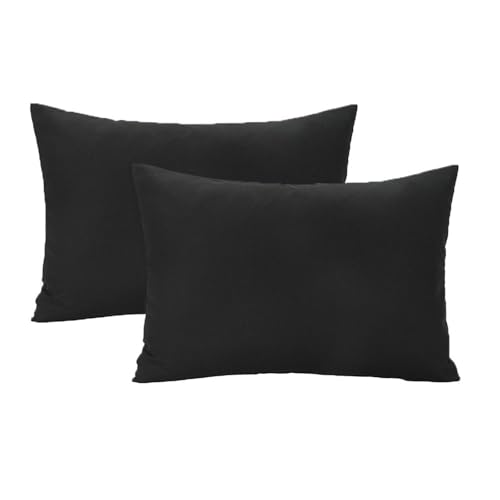 Vynetra Atmungsaktive Kissenbezüge, pflegeleicht, Mikrofaser, mit Reißverschlüssen, 49 x 36 cm, 2 Stück Vynetra Atmungsaktive Kissenbezüge, pflegeleicht, Mikrofaser, mit Reißverschlüssen, 49 x 36 cm, 2 Stück von Vynetra