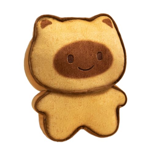 Vynetra Capybaras-förmiges Plüschkissen für Couch, Bett, Auto, dekoratives Brotkissen, weich gefüllte Kissen von Vynetra