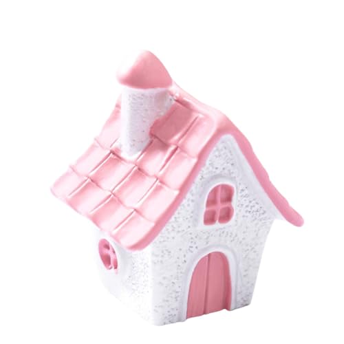 Vynetra Hausfigur Pilzmodell kleine Landschaft Heimdekorationen Miniaturgartenskulptur Dekoration Zubehör Outdoor Topfdekorationen von Vynetra