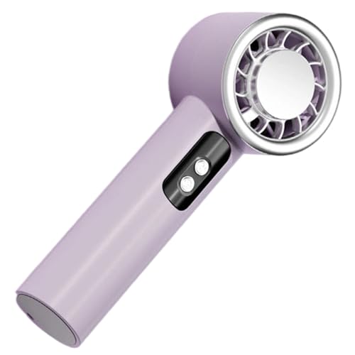 Vynetra Kleiner Handventilator mit 100 einstellbarer Geschwindigkeit, Kühlung, USB-wiederaufladbarer Schreibtischventilator für drinnen und draußen, wiederaufladbarer Ventilator von Vynetra