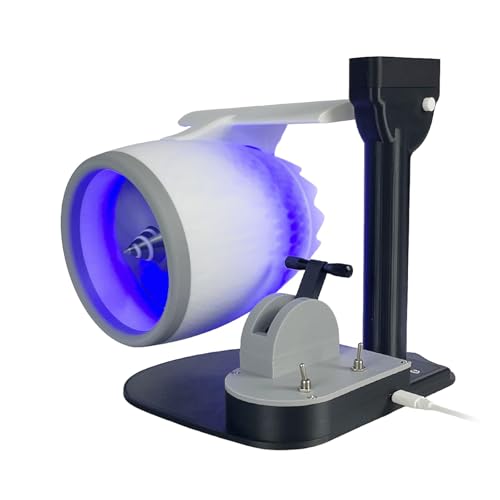 Vynetra Kleiner Motor-USB-Ventilator mit Luftbefeuchter-Funktion zur Kühlung und Dekoration im Raum oder Büro von Vynetra