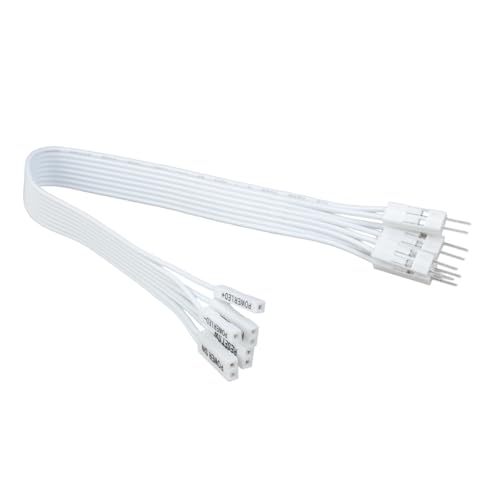 Vynetra PC Motherboards LED PLED Reset Verlängerungskabel für flexible Verkabelung und sichere Verbindung Haltbarkeit PVC 20/30/50/100cm LED PLED Reset SW Verlängerungskabel von Vynetra