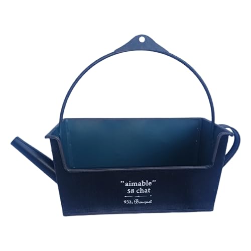 Vynetra Skurrile Blume, dekorativer Eisengießkannenhalter, Behälter, modernes Design für Zuhause, Garten, Veranda, Pflanzen-Präsentation, Drainagelöcher, Blumentopf Vynetra Skurrile Blume, dekorativer Eisengießkannenhalter, Behälter, modernes Design für Zuhause, Garten, Veranda, Pflanzen-Präsentation, Drainagelöcher, Blumentopf von Vynetra