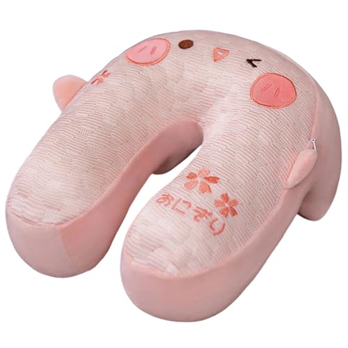 Vynetra Soft Touches Nackenkissen für Reisen und Büro, Ruhe, Cartoon-Nackenkissen, Memory-Schaum, U-Form, verstellbarer Babykopf von Vynetra
