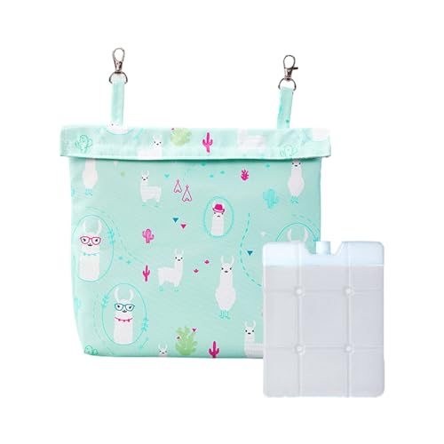 Vynetra Tragbare Hängende Kühle Pads Mit Eisbeutel Für Kleine Haustiere Atmungsable Waschmattenmattenkäfige Und Fahrträger Kühlbeutel Mit Eisbeutel Kaninchen von Vynetra