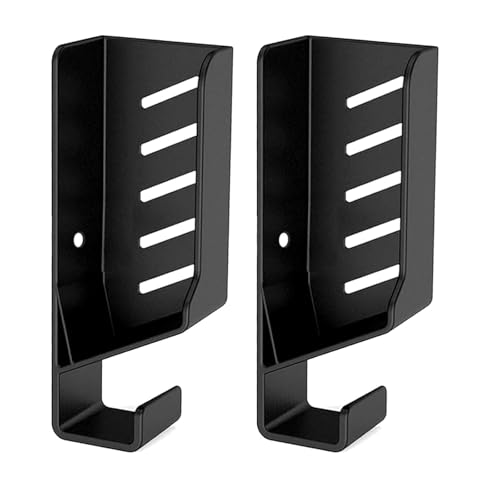 Vynetra Universal-Wandhalterung, Regal für Router, Fernseher, Boxen, Laptop, Netzwerkschalter, Modems in Schwarz, einfache Installation, Wandhalterung, 2 Stück Vynetra Universal-Wandhalterung, Regal für Router, Fernseher, Boxen, Laptop, Netzwerkschalter, Modems in Schwarz, einfache Installation, Wandhalterung, 2 Stück von Vynetra