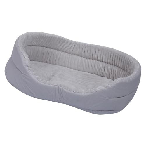 Vynetra Warmes, kuscheliges Haustierbett für Zuhause und auf Reisen, halb geschlossenes Design, rutschfest, maschinenwaschbar, für große Rassen, kleines Hundebett von Vynetra
