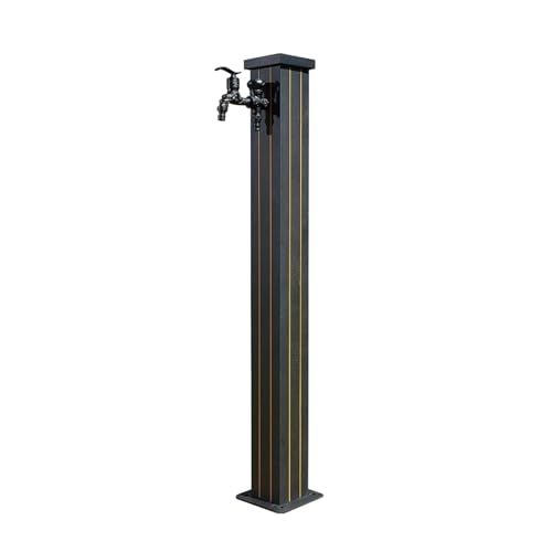 Freistehende Wassersäule, Außenwasserhahn, Quadratische Stahlsäule für Garten, Weide, Garten, Bewässerung und Waschen von Vzhrvd