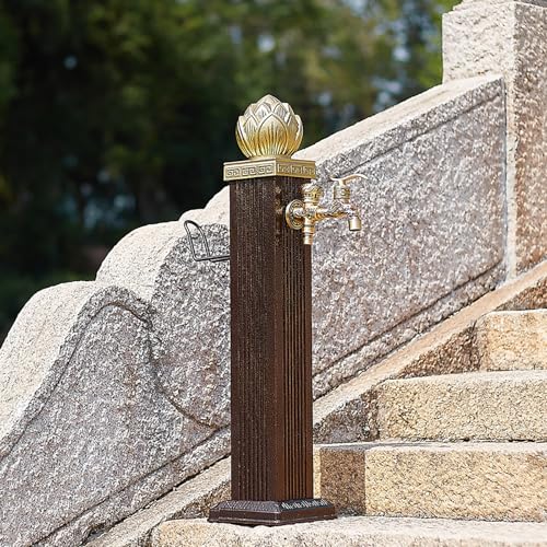 Freistehende Wassersäule, Wasserhahn Im Retro-Stil, Wassersäule für Gartenbewässerung und -reinigung(17 * 17 * 74cm) von Vzhrvd