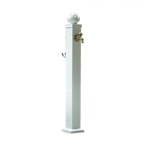 Frostschutzwasserhahn, Freistehende Wassersäule mit Haken, Außenwassersäule für Garten, Hof, Bewässerung und Waschen(17 * 17 * 72cm) von Vzhrvd