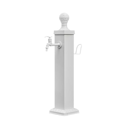 Frostschutzwasserhahn, Freistehende Wassersäule mit Haken, Außenwassersäule für Gartenbewässerung und Reinigung(17 * 17 * 74cm) von Vzhrvd