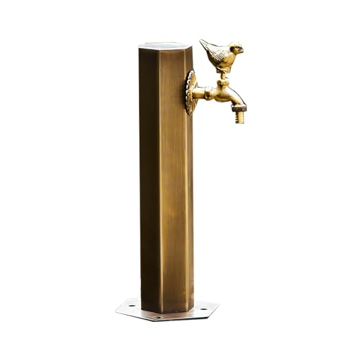 Frostschutzwasserhahn, Freistehende Wassersäule mit Wasserhahn, Außenwassersäule für Gartenbewässerung und -reinigung(20.5 * 10.5 * 50cm) von Vzhrvd