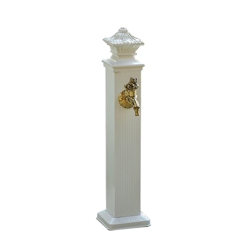 Vertikale Garten-Wassersäule mit Wasserhahn, Freistehende Wassersäule, Außenwassersäule für Gartenbewässerung und -reinigung(17 * 17 * 114cm) von Vzhrvd